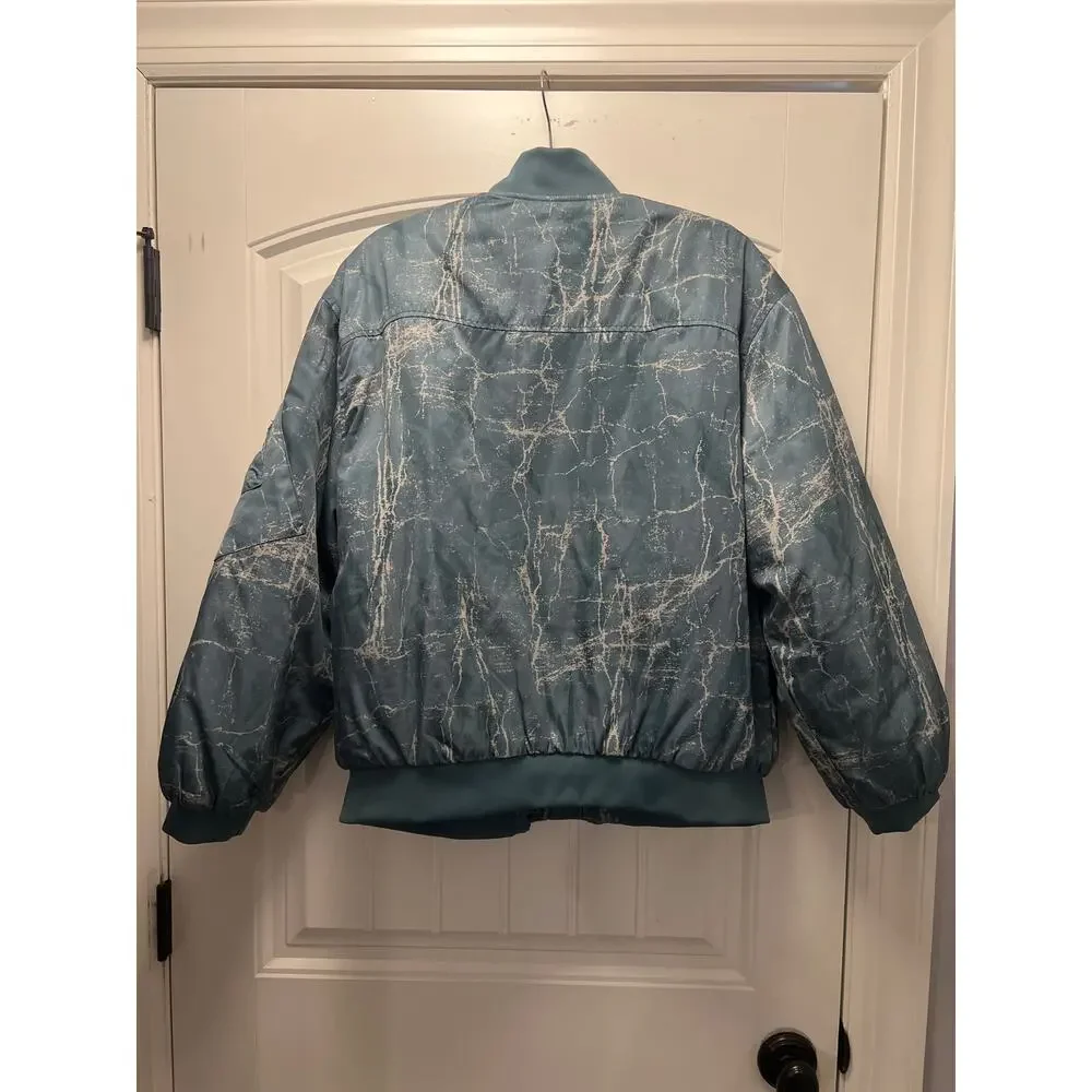 Urban Outfitters‎ BDG Men’s Full Zip Marcy Oversized Bomber Jacket Size M Green